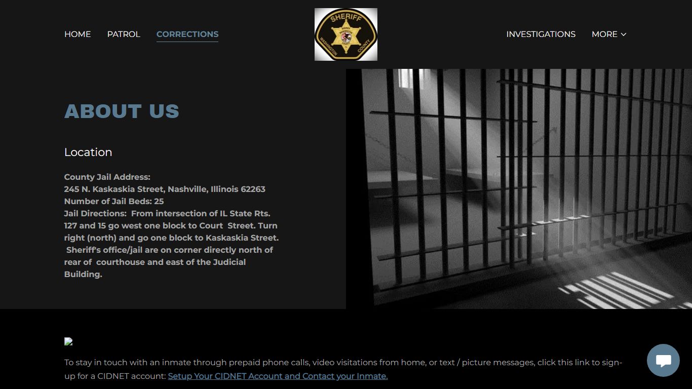 Corrections - Washington County Sheriff's Office